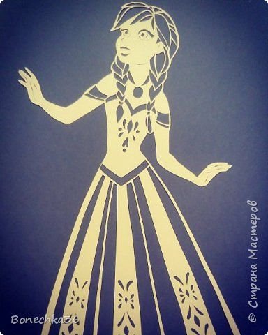 Вытынанки Холодное сердце