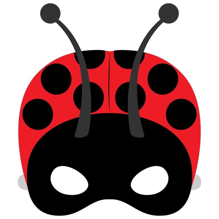 Маска ободок Божья коровка