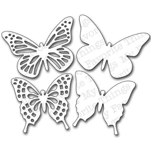 Вытынанки бабочки