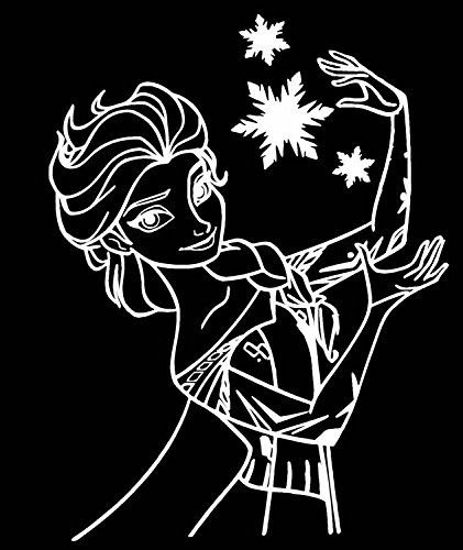 Украшение окна в стиле Эльза