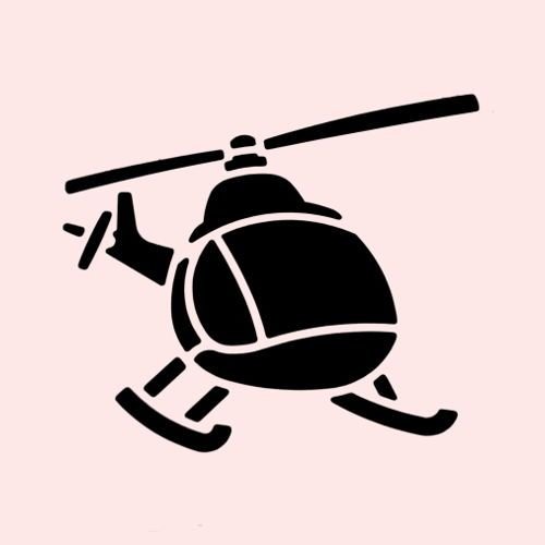 Вертолет силуэт
