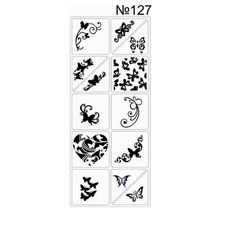 Трафареты для аэрографии