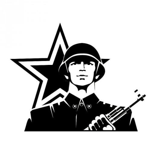 Трафарет военный