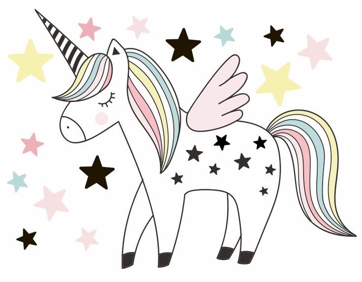 Единорог контур