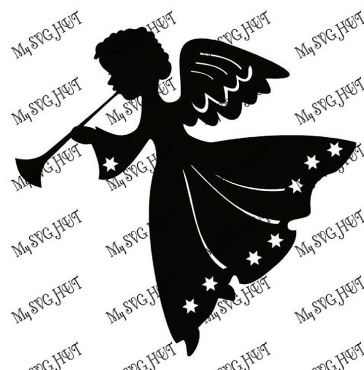 Трафарет "ангелы"