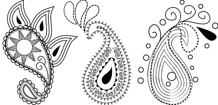 Узоры для точечной росписи