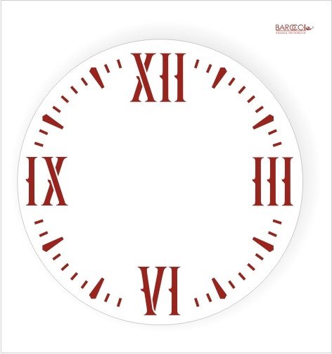 Циферблат часов с римскими цифрами