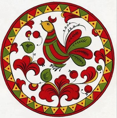 Борецкая роспись Сирин