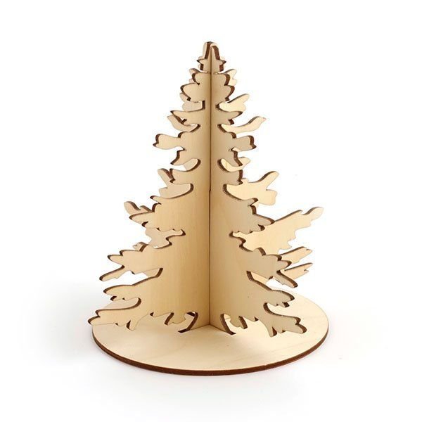 Макет елки из фанеры