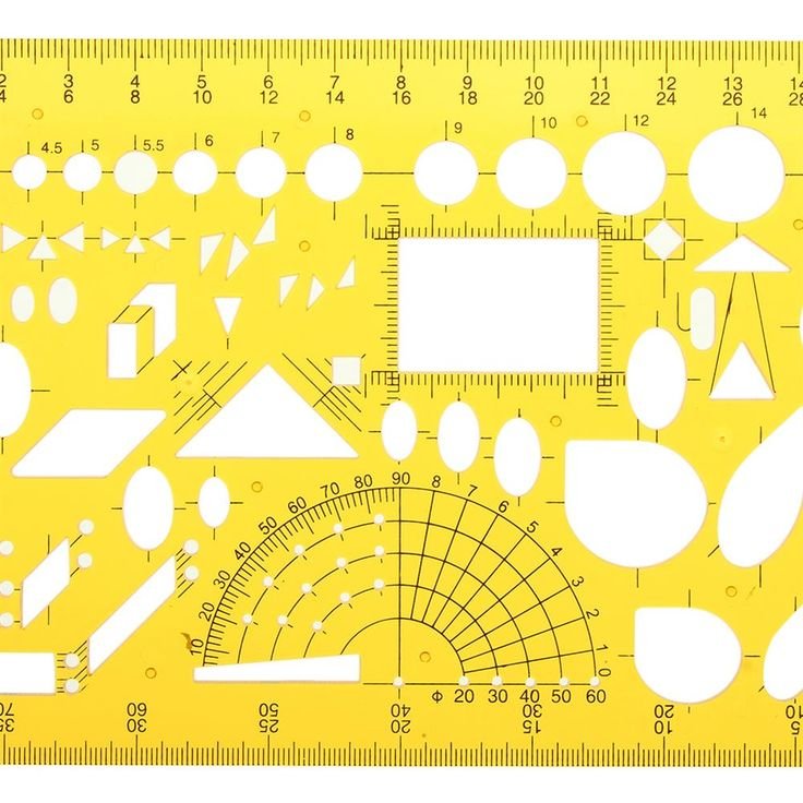 Трафареты (линейка)