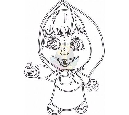 Детские раскраски Маша и медведь