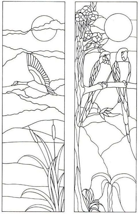 Витражная роспись эскизы