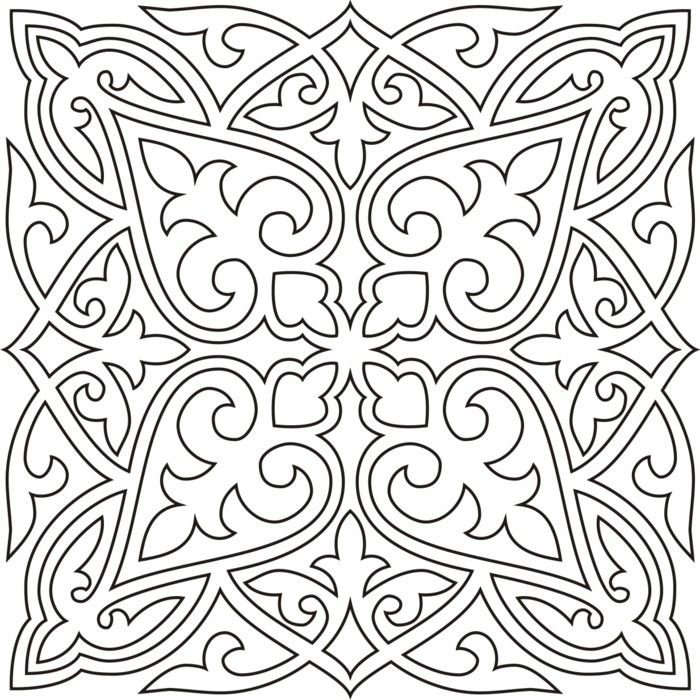 Казахские узоры и орнаменты