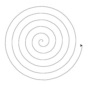 Спираль из бумаги