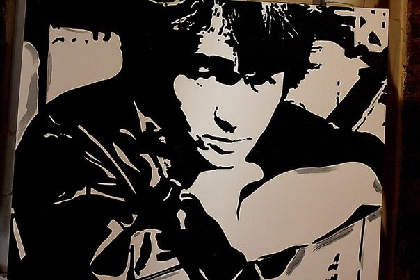 цой на стене