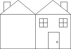 Шаблон домика