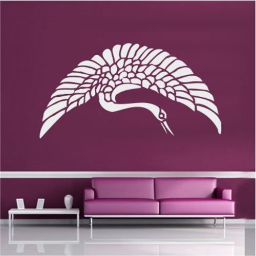 Журавли наклейка