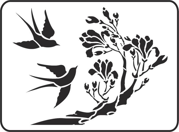 Красивые трафареты для декора