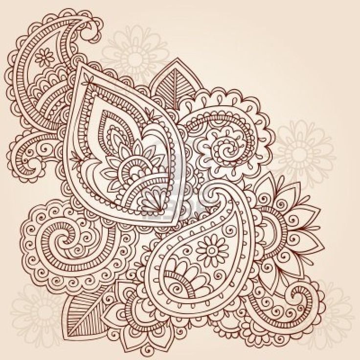 Индийские узоры и орнаменты