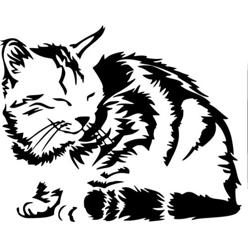 Трафареты котов