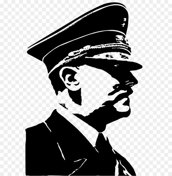 Силуэт Адольфа Гитлера