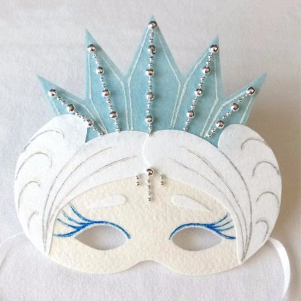 Карнавальная маска "Снежная Королева" 328269