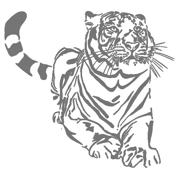 Векторное изображение тигра
