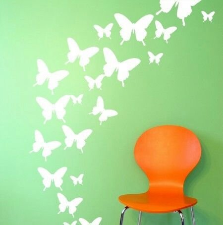 Обои с бабочками для стен
