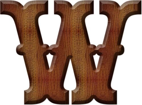 Деревянные буквы