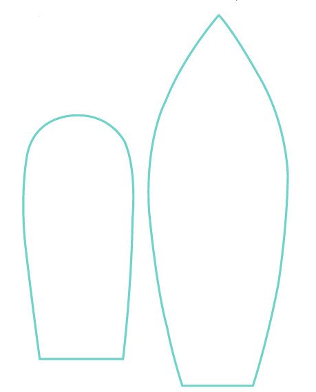 Уши зайца шаблон