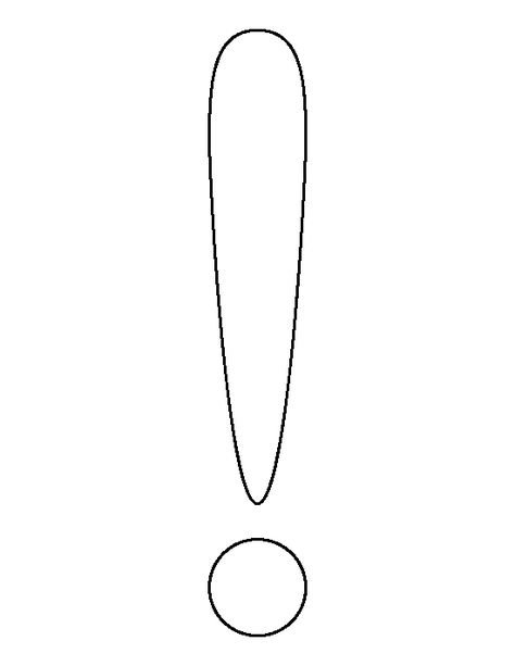 Восклицательный знак для распечатки