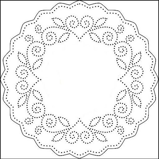 Схемы для точечной росписи тарелок