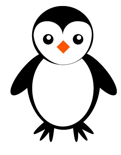 Пингвин для вырезания