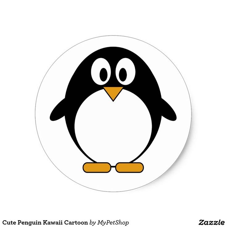 Пингвин черно белый