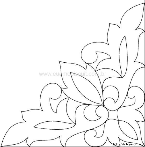 Трафареты на окна угловые