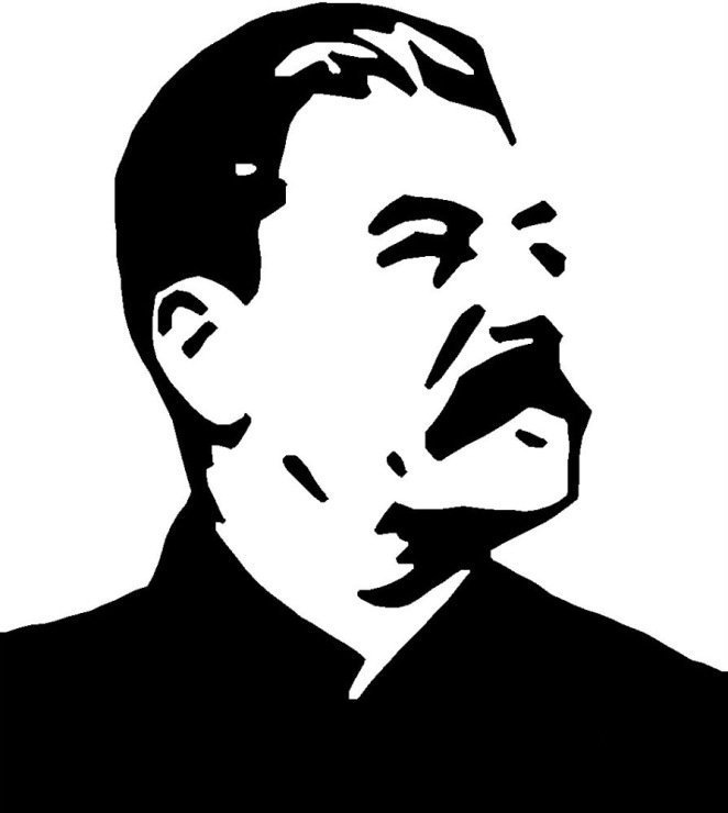 Сталин Иосиф Виссарионович трафарет
