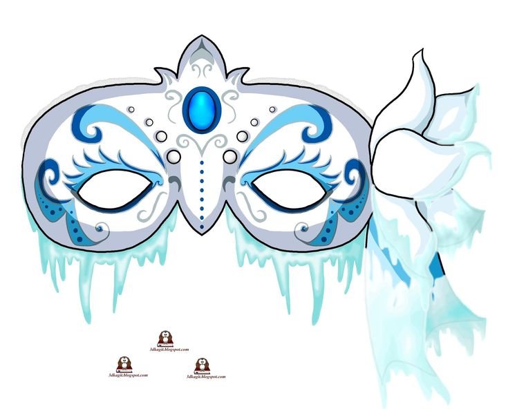 Карнавальная маска Эльзы