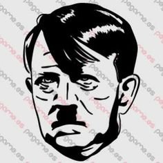 Гитлер вектор силуэт