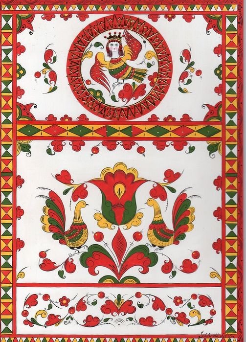 Северодвинская роспись Борецкая