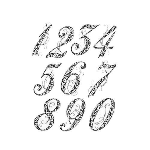 Цифры с вензелями