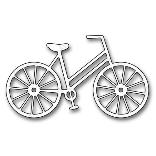 Трафарет велосипеда для вырезания