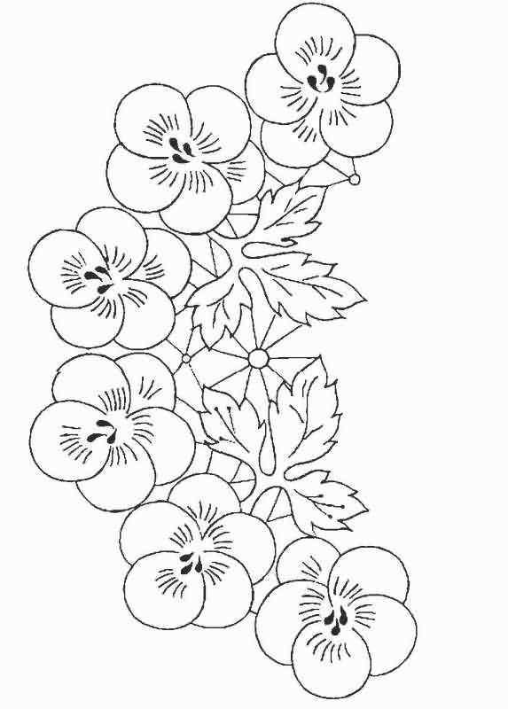 Трафареты для вышивания гладью