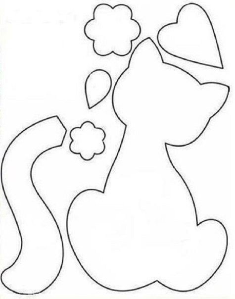 Выкройка кошки