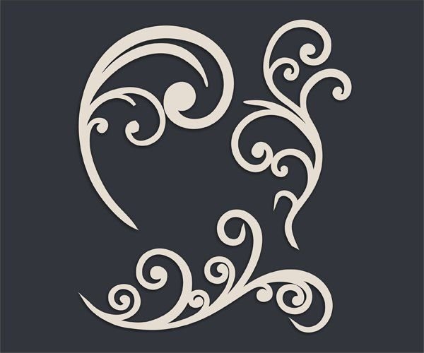 Вензеля для декора