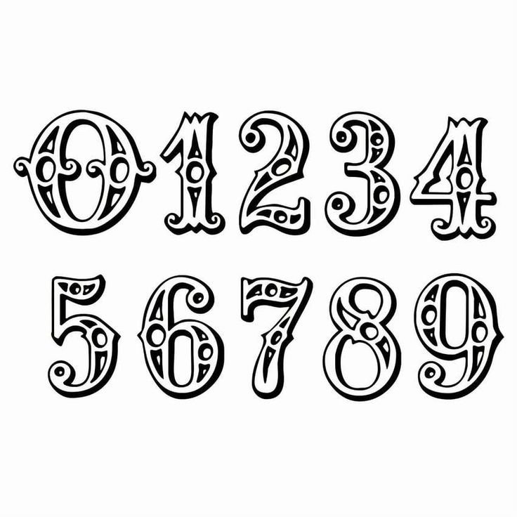 Красивые цифры