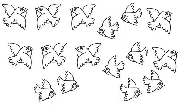 Птички картинки для печати