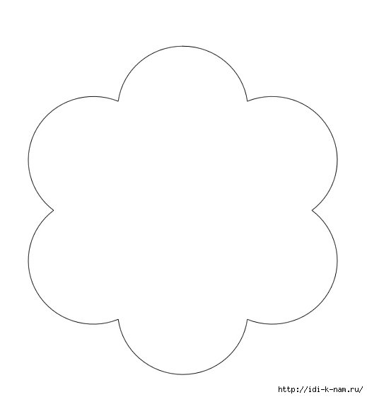 Заготовка цветок