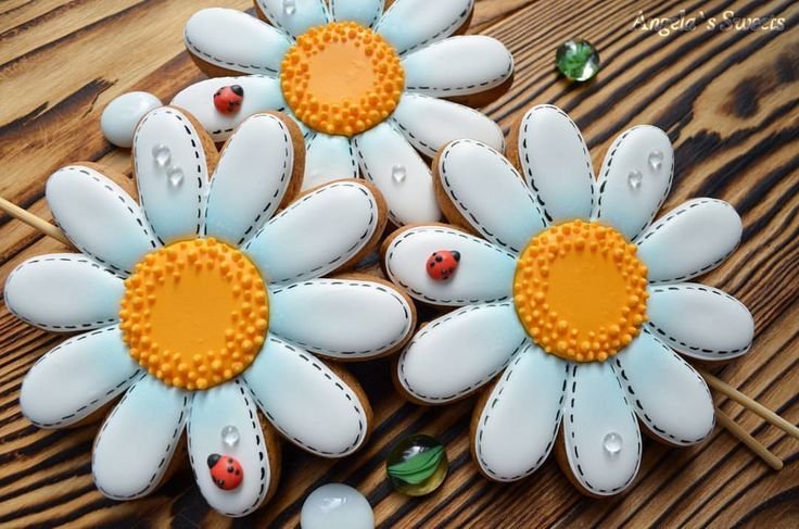 Имбирный пряник Ромашка