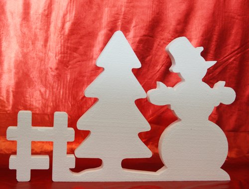 Плоские фигуры из пенопласта