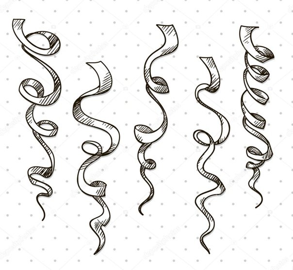 Серпантин для вырезания из бумаги